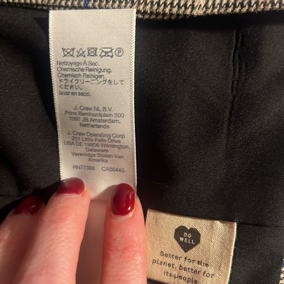 Madewell, S, Caldwell double-breasted blazer in palmyra plaid - Picture 6 of 8